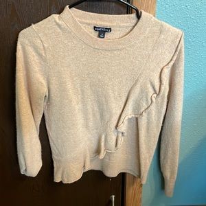 J Crew ruffle sweater